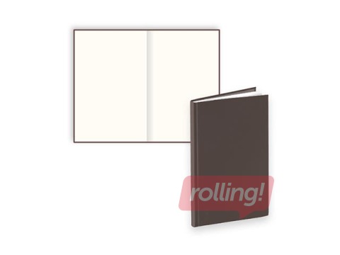 Notebook Chic, 125x193mm, dark brown