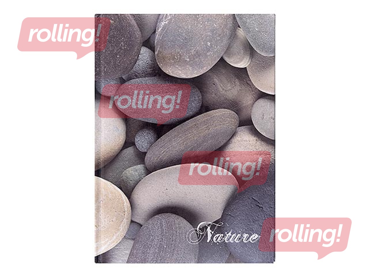 Notebook with rigid covers, A5, lined, various designs, 96 pages