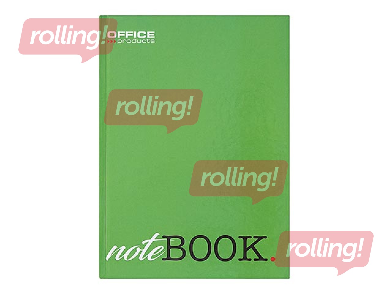 Klade cietos vākos, A4, līniju, dažādas krāsas, 96 lapas