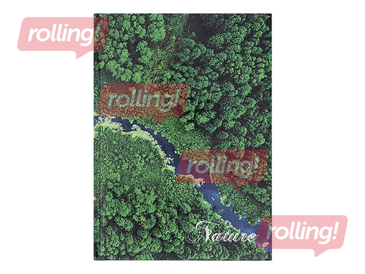 Notebook with rigid covers, A4, lined, various designs, 96 pages