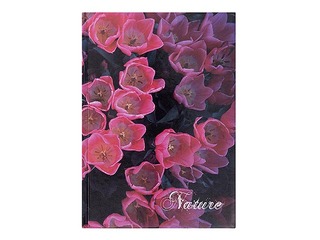 Notebook with rigid covers, A4, lined, various designs, 96 pages