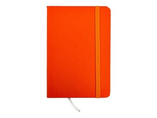 Notebook with elastic band Centrum, hardcover, lined, orange, A6, 80 pages