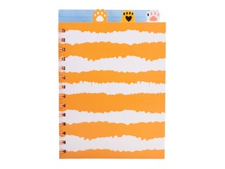 Märkmik Cat&Dog, 4 jaotust, A5, ruuduline, täpiline, jooneline ja valge, 80 lehte