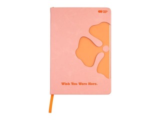 Notebook with bookmark Bloom-Flower, A5, dotted, 80 pages