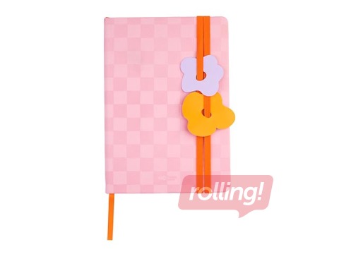 Notebook with bookmark Bloom, A5, dotted, 80 pages