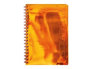 Spiraaliga märkmik Astra, A5, ruuduline, holograafilised värvid, 100 lehte
