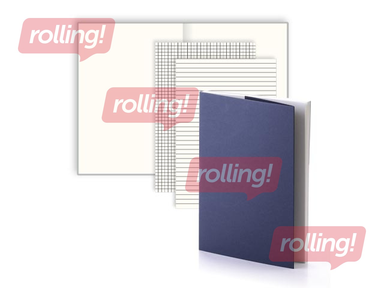 Notebook Echo, B5, dark blue