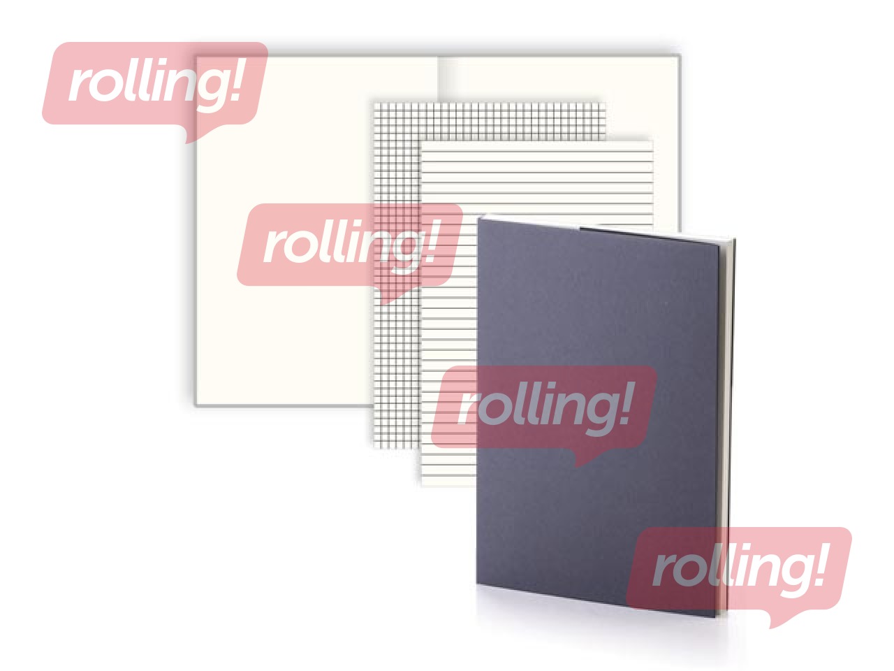 Notebook Echo, B5, grey