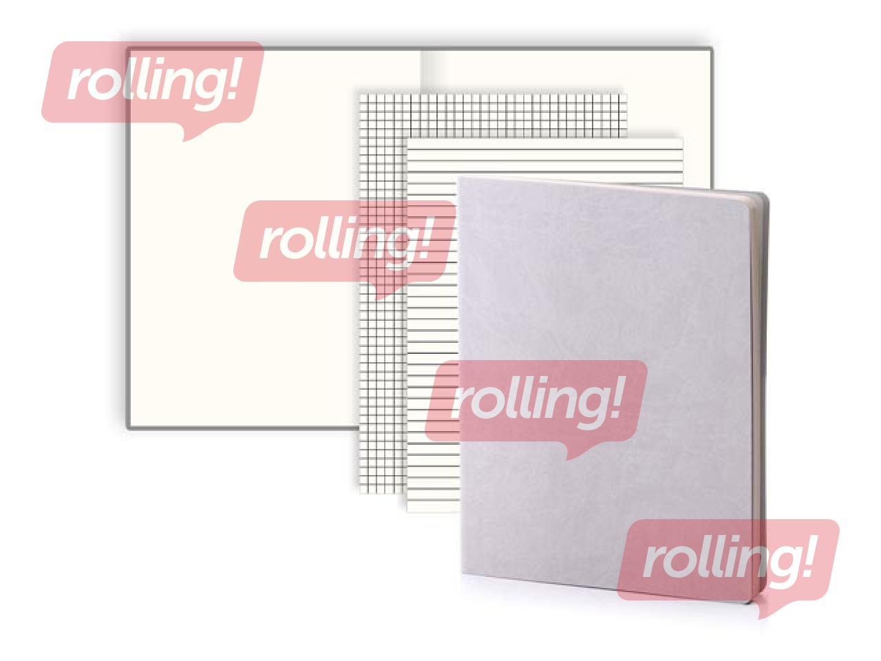 Märkmik Balts L, valged lehed, A4, beež