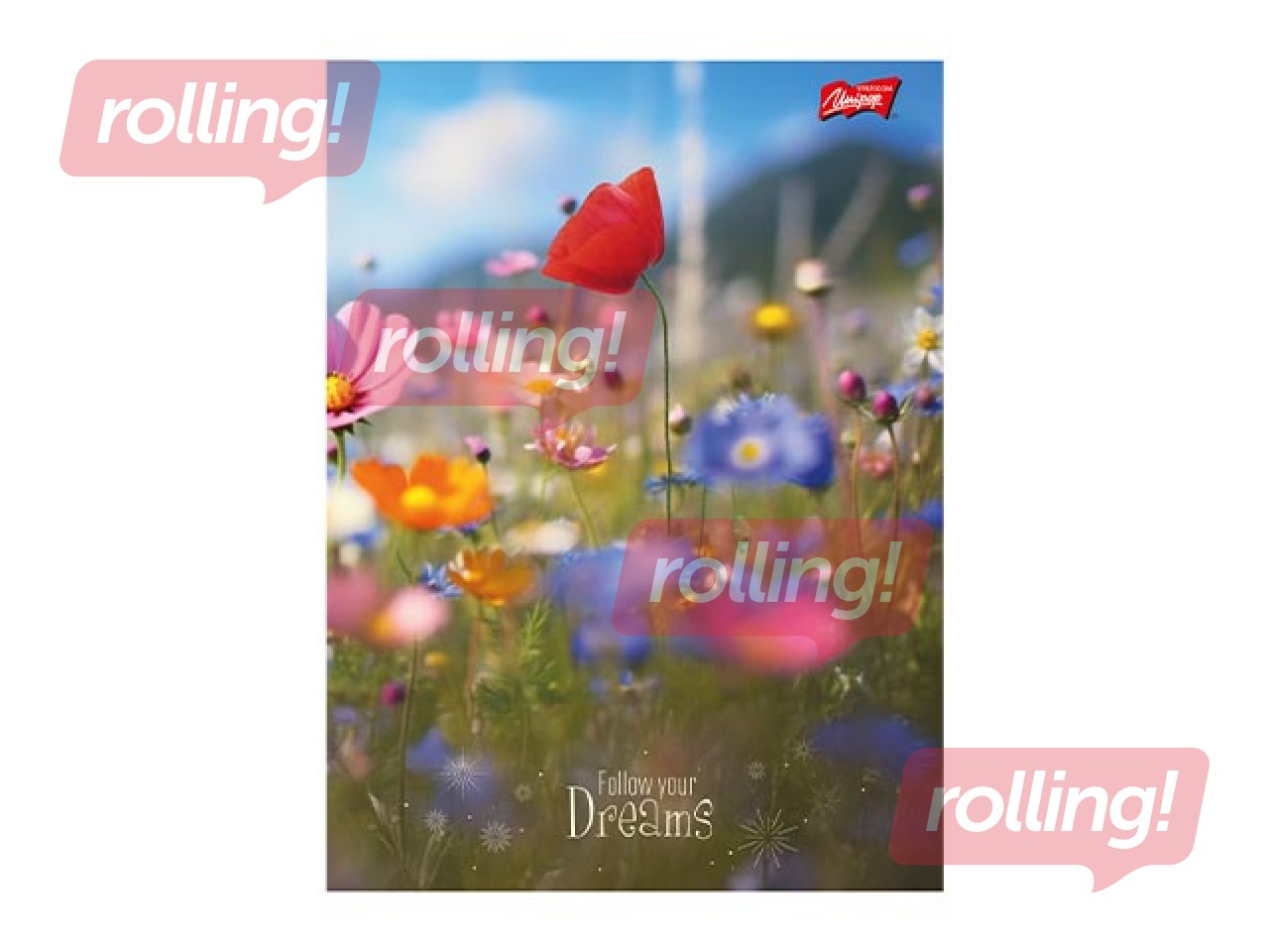 Vihik Unipap, Romantic Meadow, joondus, A5, 60 lehte