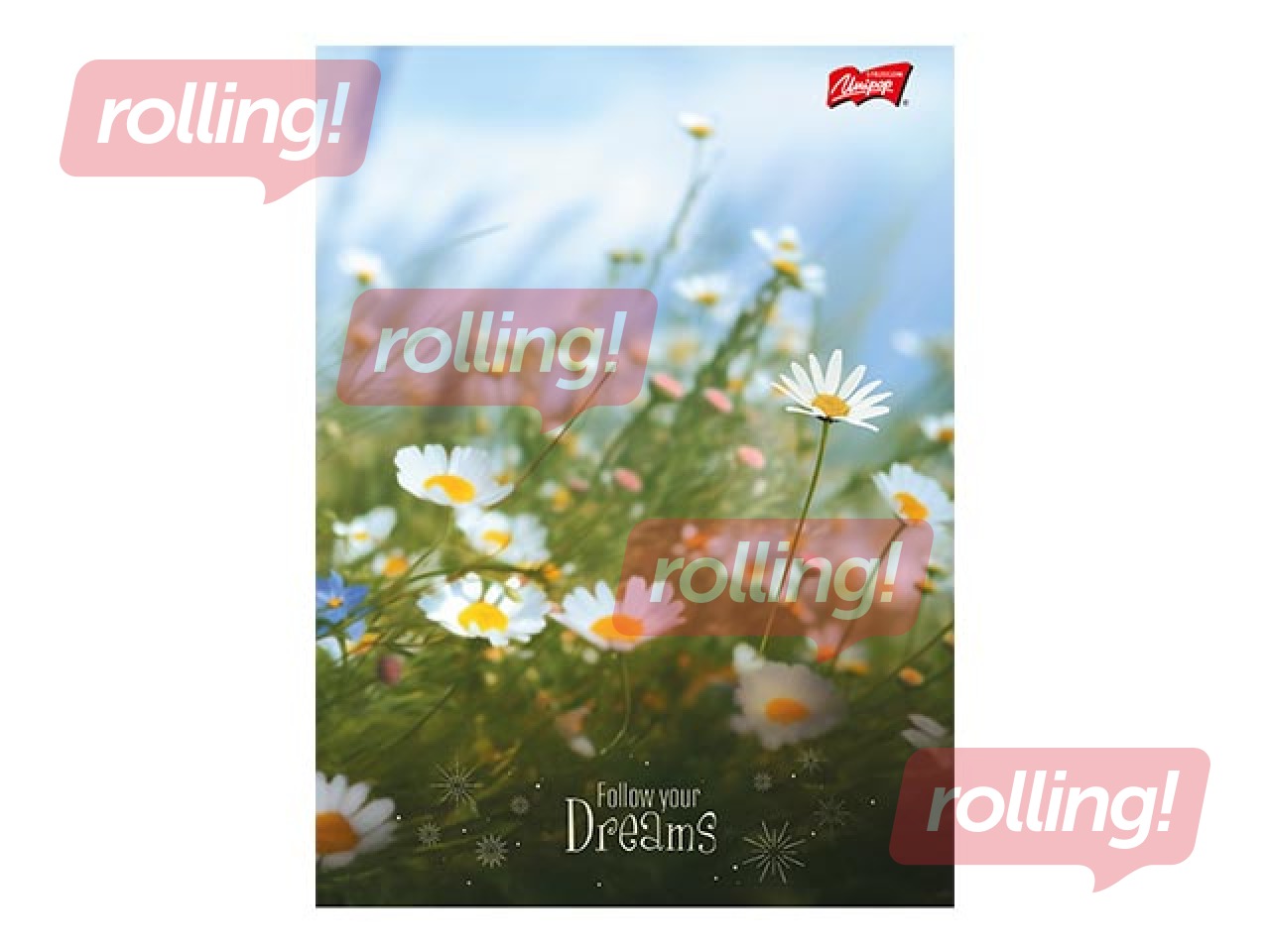 Vihik Unipap, Romantic Meadow, joondus, A5, 60 lehte