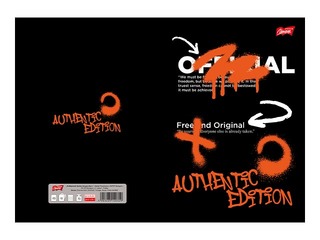 Тетрадь Unipap, Spray Vibe, Authentic, в линейку, A5, 60 листов