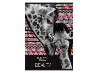Notebook Unipap, Wild Beauty, Giraffe, ruled, A5, 60 sheets