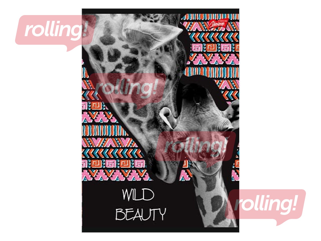 Vihik Unipap, Wild Beauty, Kaelkirjak, jooneline, A5, 60 lehte