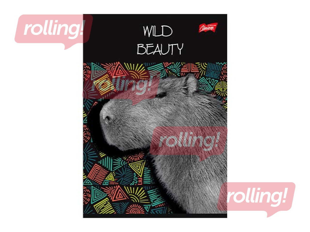 Notebook Unipap, Wild Beauty, Capybara, ruled, A5, 60 sheets