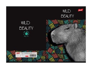 Notebook Unipap, Wild Beauty, Capybara, ruled, A5, 60 sheets