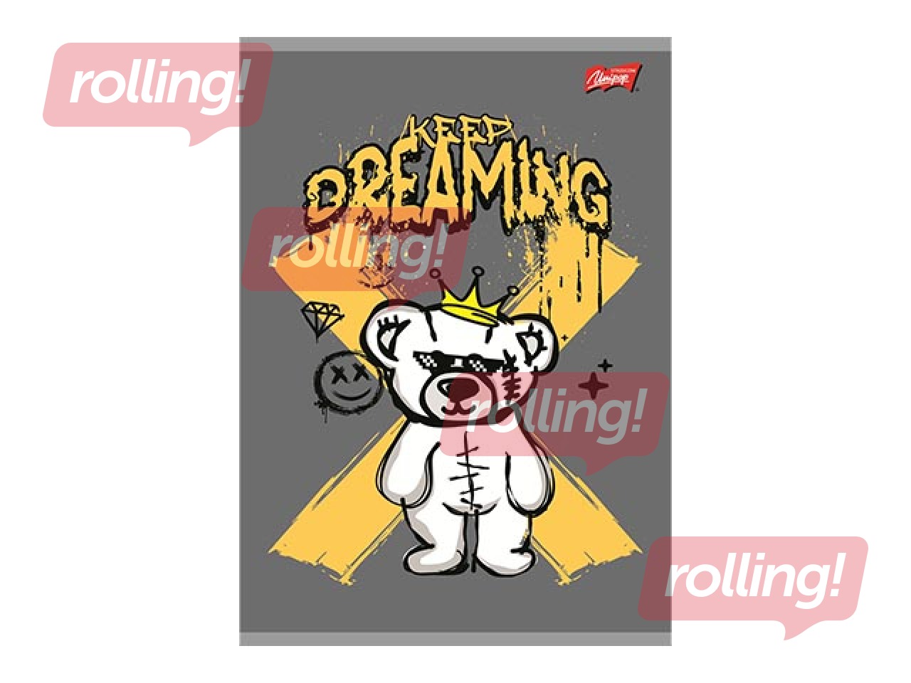 Vihik Unipap, Keep Dreaming, ruuduline, A4, 80 lehte