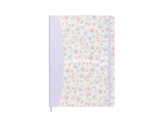 Märkmik Oxford, Floral, A5, ruuduline, 160 lehte