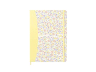 Märkmik Oxford, Floral, A5, ruuduline, 160 lehte