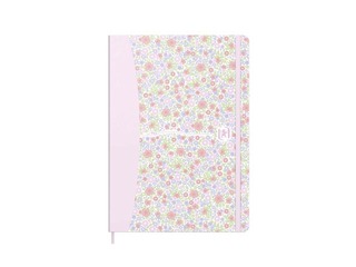 Märkmik Oxford, Floral, A5, ruuduline, 160 lehte