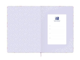 Märkmik Oxford, Floral, A5, ruuduline, 160 lehte