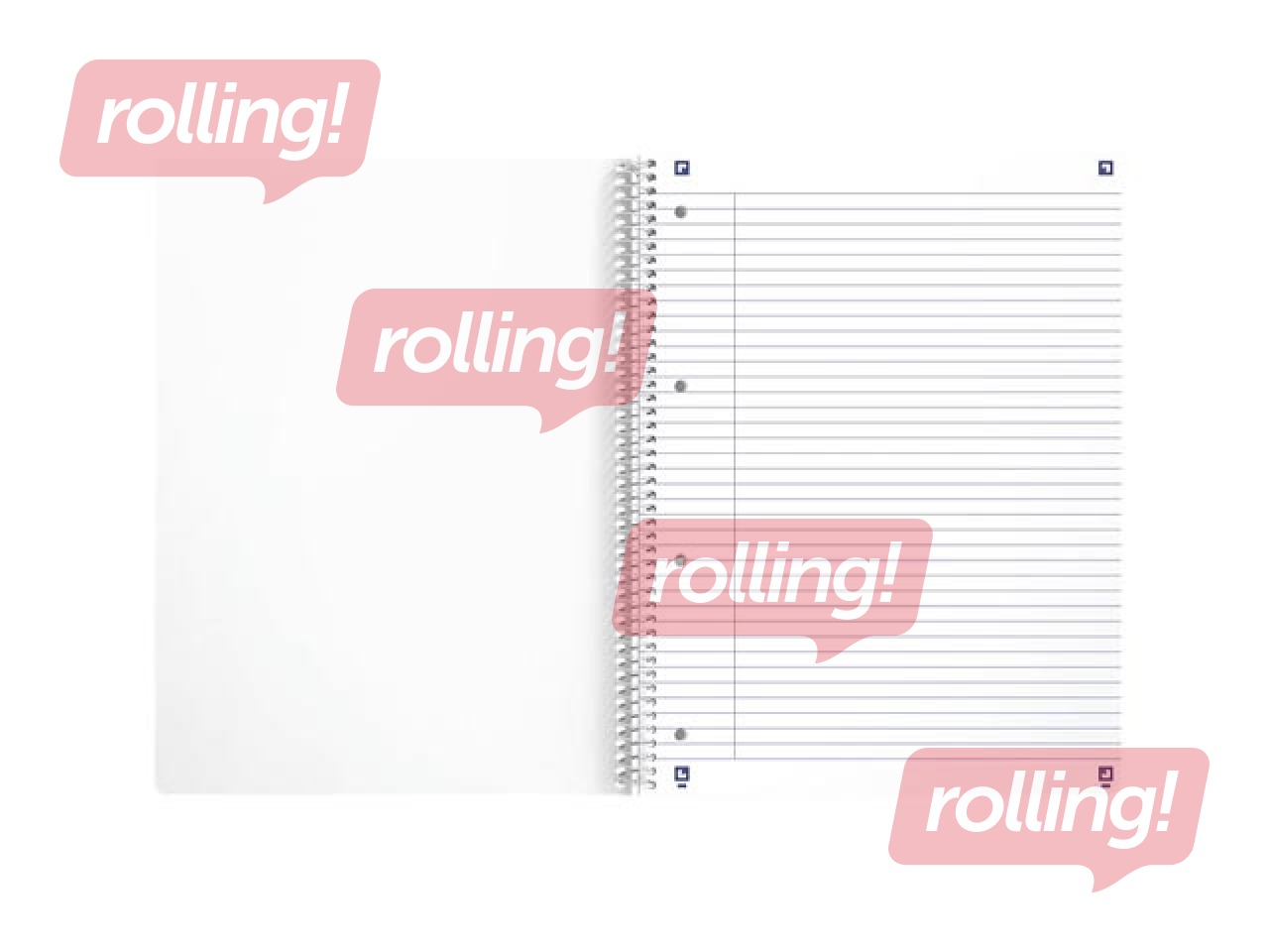 Тетрадь Oxford, A4+, в линейку, 80 листов, пастельные цвета