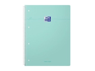 Vihik Oxford, A4+, jooneline, 80 lehte, pastelltoonides