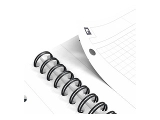 Klade ar spirāli Oxford, International Limited Edition, A4+, rūtiņu, 80 lapas, zaļa