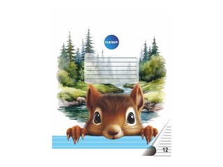 Exercise book Centrum, ruled, 12 sheets