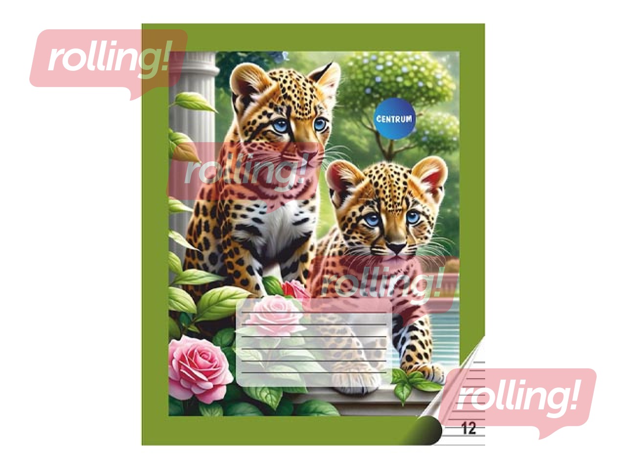 Exercise book Centrum, ruled, 12 sheets