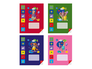 Vihik Centrum, loomadega, jooneline, 12 lehte