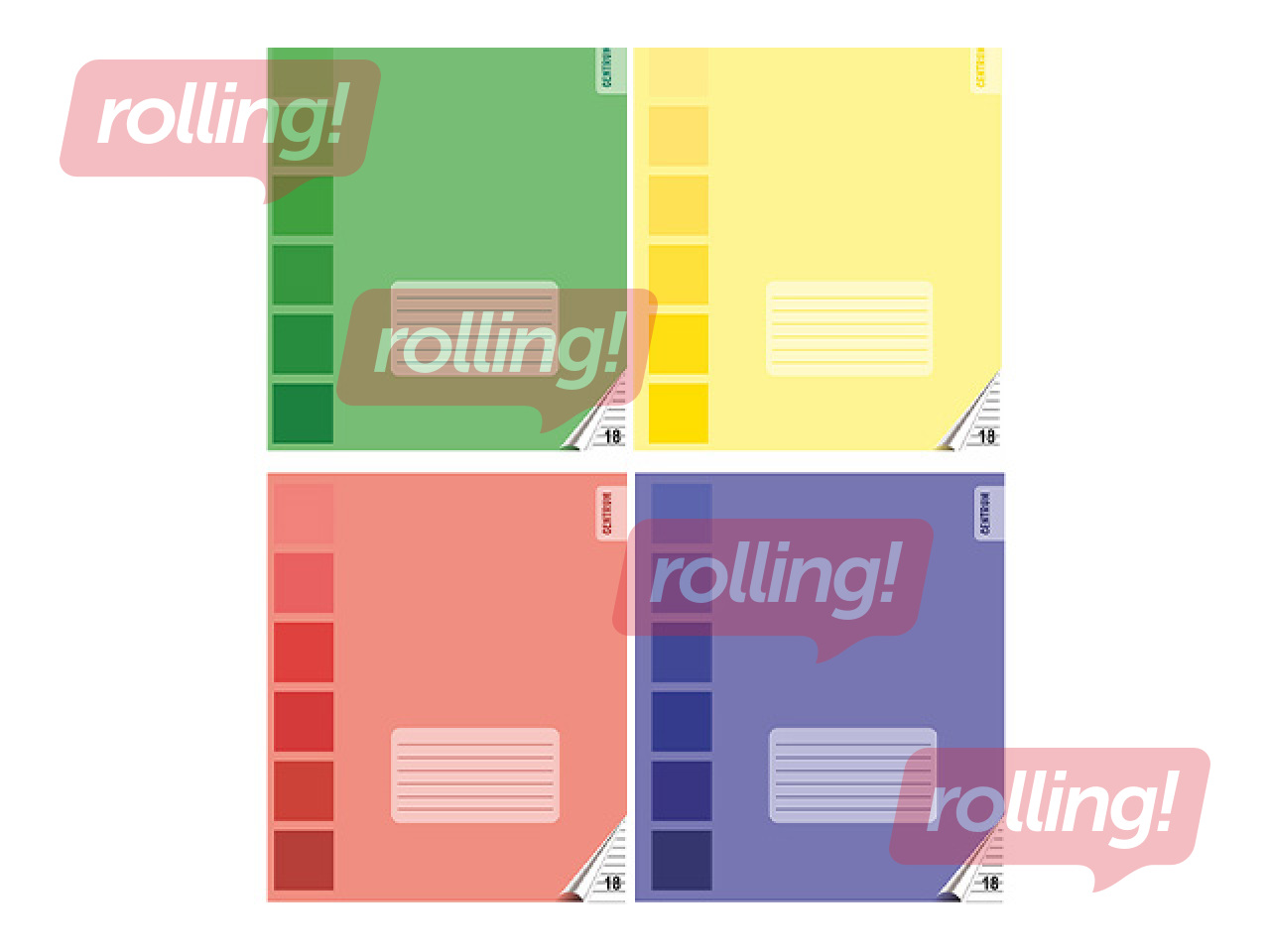 Vihik Centrum, jooneline, 18 lehte