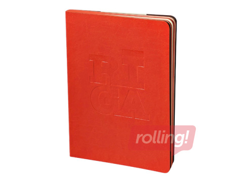 Piezīmju grāmata Balts Rīga Original, punktiņu, A5, oranža