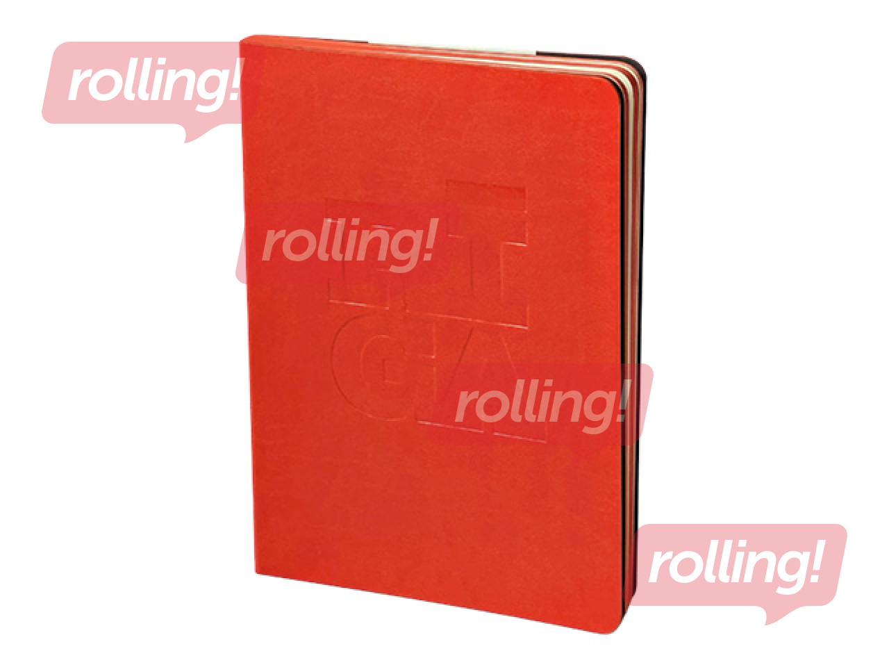 Piezīmju grāmata Balts Rīga Original, punktiņu, A5, oranža