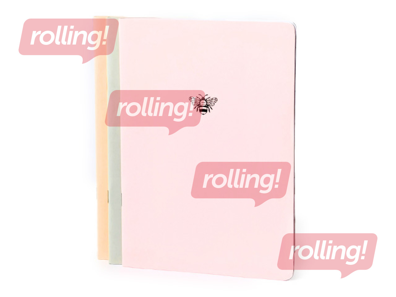 Notebook Opportunity for Growth, squared, different colours