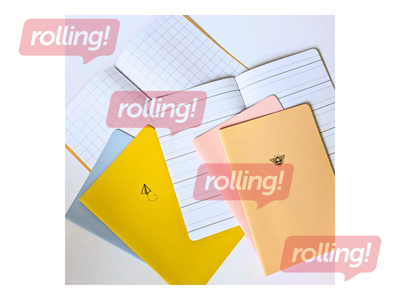 Notebook Opportunity for Growth, squared, different colours
