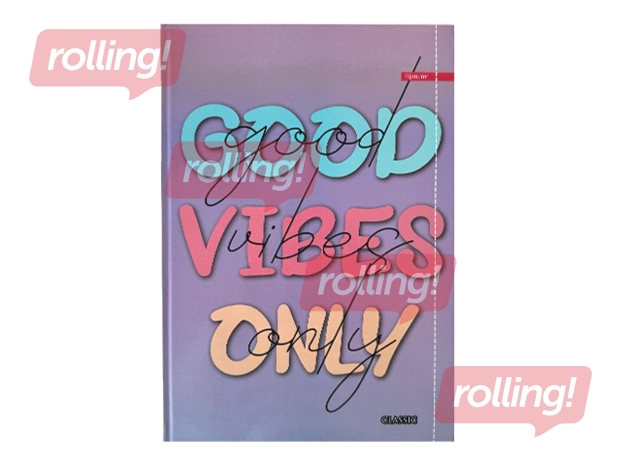 Notebook with rigid covers, A4, squared, 80 pages