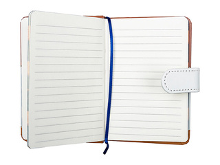 Hardcover notebook Multicolor, with clip, A6, 80 sheets
