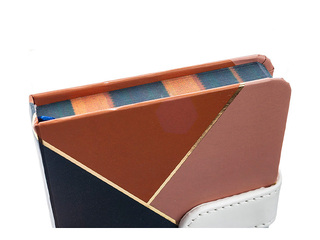 Hardcover notebook Multicolor, with clip, A6, 80 sheets