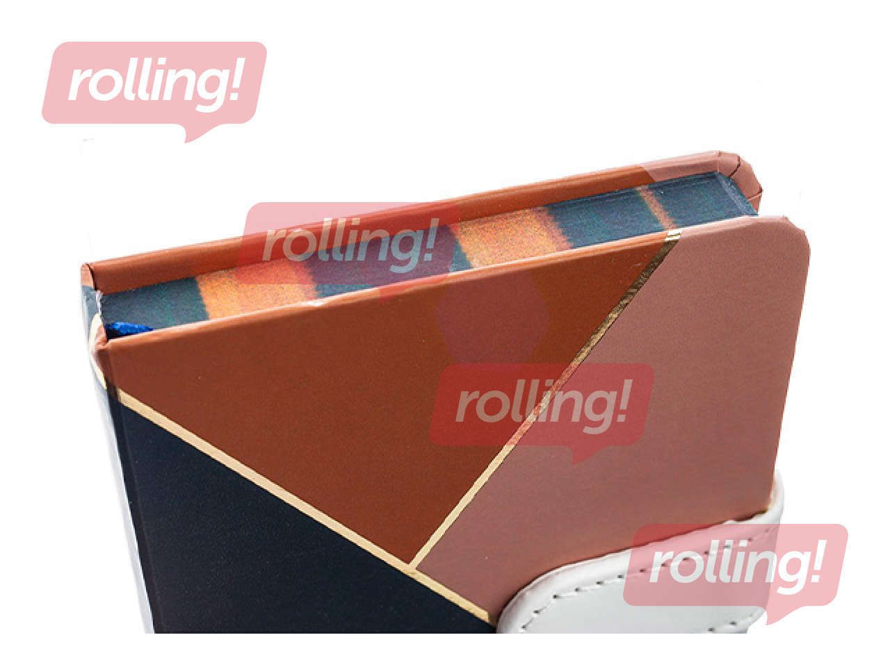 Hardcover notebook Multicolor, with clip, A6, 80 sheets