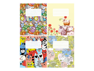 Тетрадь в клетку, 12 листов