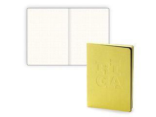 Notebook Balts Rīga Original, dotted, nenon yellow, A5