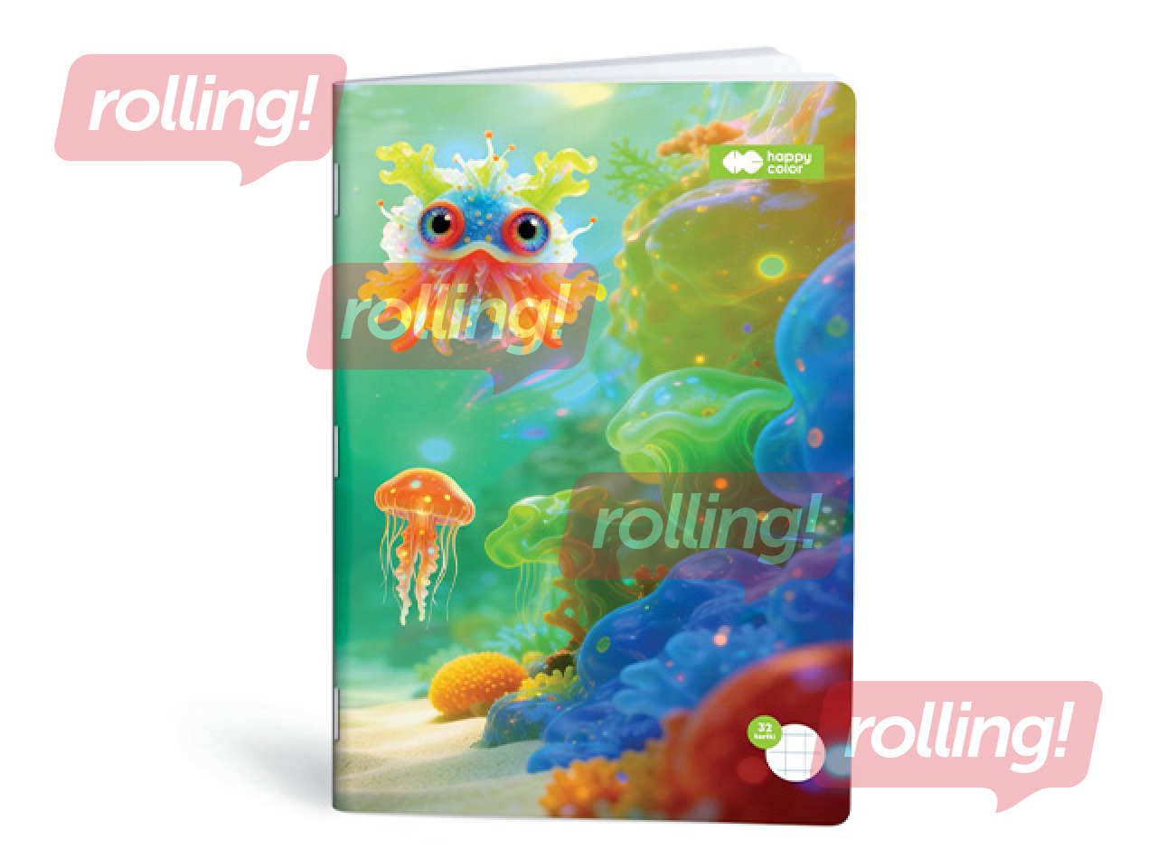 Vihik Aqua Cuties, ruuduline, A5, 32 lehte