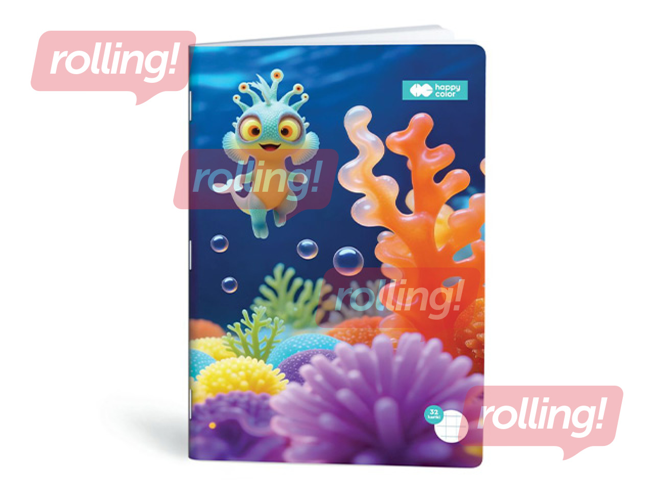 Vihik Aqua Cuties, ruuduline, A5, 32 lehte