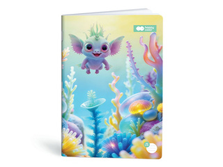 Vihik Aqua Cuties, jooneline, A4, 32 lehte