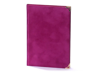 Notebook Velvet Luxury, A5, pink velvet