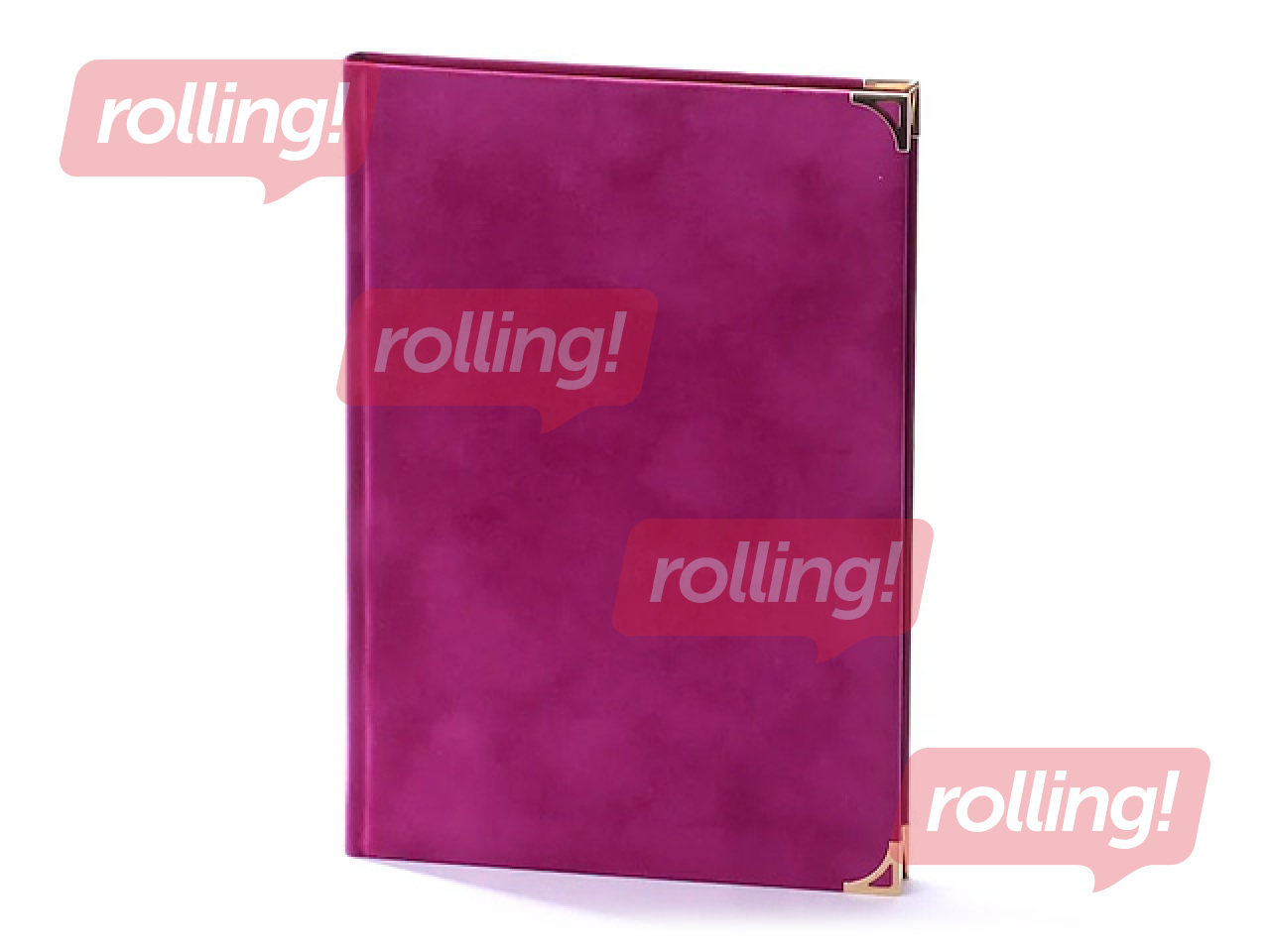 Notebook Velvet Luxury, A5, pink velvet