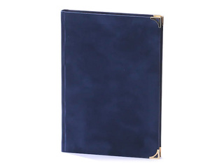 Блокнот Velvet Luxury, A5, синий бархат