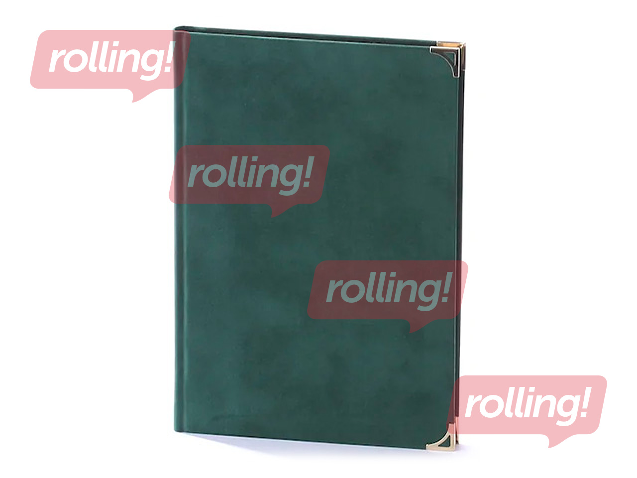 Notebook Velvet Luxury, A5, green velvet