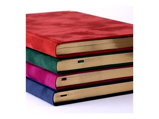 Märkmik Velvet Luxury, A5, punane samet